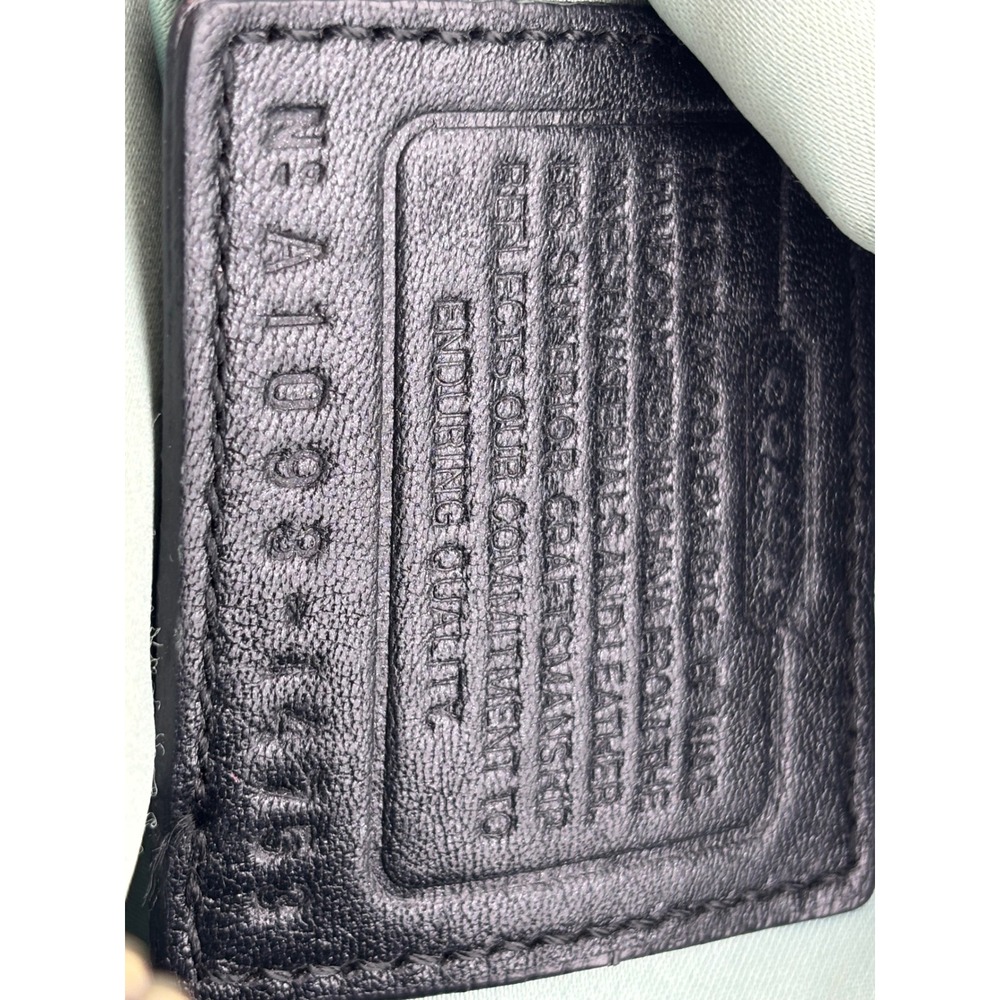 COACH Kristin Hobo Bag Y2K Shoulder Handbag Black Logo Jacquard Crossbody Gray - Picture 11 of 16